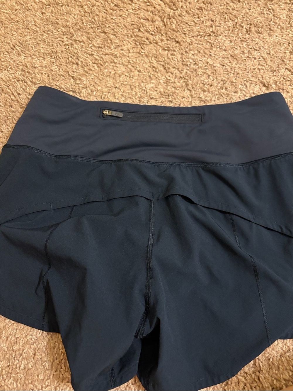 Lululemon Speed Up High Rise Lined Short 4” in Navy - Picture 7 of 8